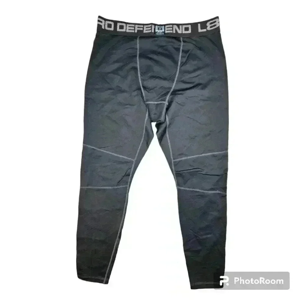 Layer 8 Kwick-Heat Kwick-Dry 11 L8 Defend leggings Black print # L64465 XL